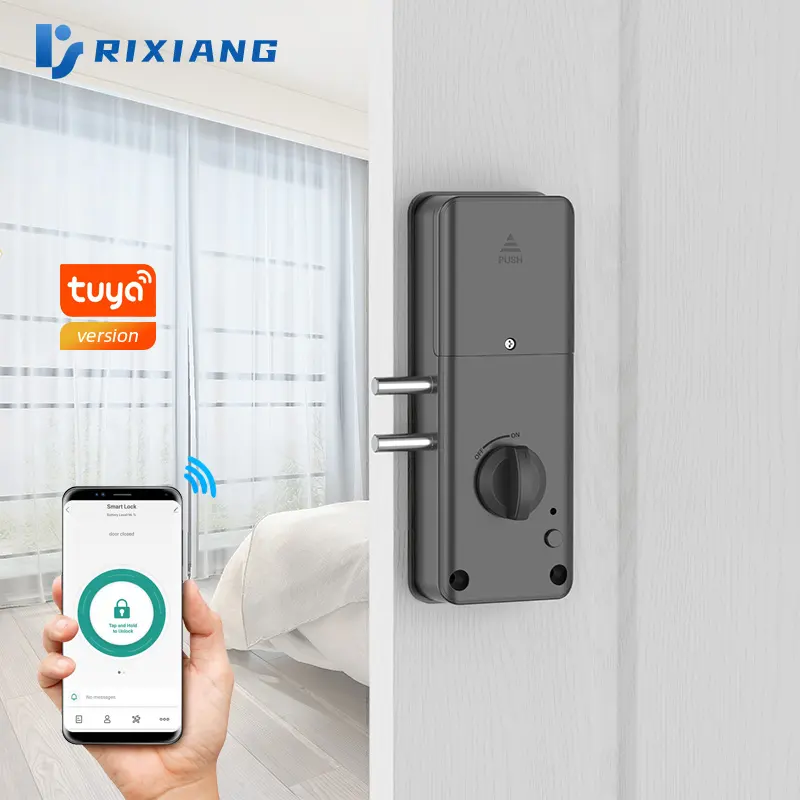 Punch-Gratis Smart Onzichtbare Deurslot Indoor Deur Onzichtbare Houten Deurslot Swipe Card Elektronische Inductie Blue Tooth Lock