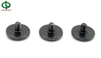 Fixation en acier au carbone noir nickelé fendu grande tête vis mécanique M3 filetage Machine plastique métrique boîte emballée
