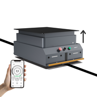 Chasis de Robot AGV de Manipulación Inteligente XBOT, Accesorio de Soldadura por Ola SMT, Transportador de Almacén, Cargador de CC 25.2V5A