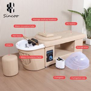 Manufacturer Modern Japanese <b>Head</b> Spa <b>Style</b> Beauty Salon Luxury Massage <b>Head</b> Spa Shampoo Bed for Facial for Barber Shops - Product Image 5