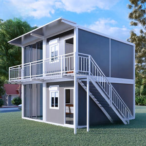 <span class=keywords><strong>Maison</strong></span> conteneur préfabriquée mobile de luxe modulaire de 20 pieds, à deux étages, avec 2 ou 3 chambres et toilettes, en kit personnalisable - Product Image 3