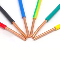 Cable Eléctrico de un Solo Núcleo con Aislamiento de PVC H05V-U/H07V-R / H07V-U / BV / BVR para Cableado de Viviendas