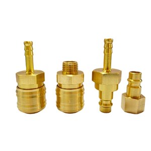 Raccordo Rapido Pneumatico in Ottone Tipo Tedesco G1/4 per Compressori e Utensili ad Aria, Vendita Calda - Product Image 1