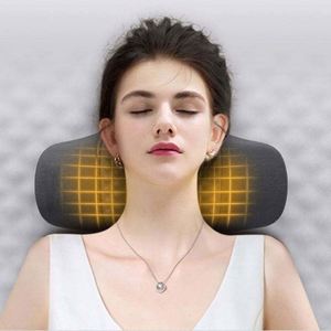 Coussin de massage pour le cou avec fonctions chauffantes et vibrantes, conçu de manière ergonomique, pour soulager les douleurs profondes des tissus. - Product Image 4