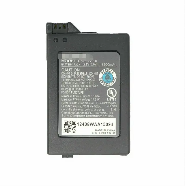 Full 1200MAh OEM Battery for Sony PSP-S110 Sony PSP-2000 PSP-3000 Lite Slim