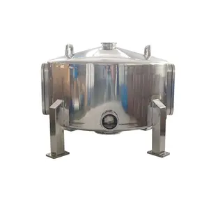 Réservoir de Fermentation conique sanitaire en acier inoxydable 304 80 litres