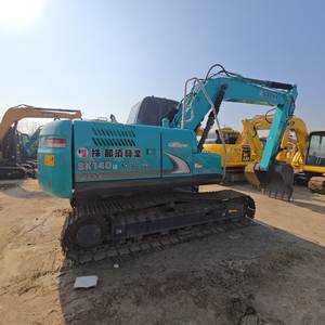 KOBELCO SK140 d'occasion, système INDr à faible bruit, Japon, 14 tonnes, excavatrice sur chenilles d'origine SK140LC SK 140 LC hydraulique pour la rénovation urbaine - Product Image 4