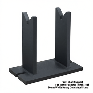 Support d'axe Fervi pour outil de poinçonnage du cuir, support métallique robuste de 20 mm de largeur - Product Image 2