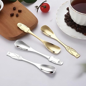 Cuchara de Postre de Acero Inoxidable 304, Diseño de Pingüino y Oso Polar, Cuchara para Helado para Niños, Solo Lavar a Mano - Product Image 3