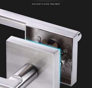 Luxury Zinc Alloy Easy to Install Double Sided Bedroom/<strong>Bathroom</strong>/Passage <strong>Door</strong> Handle Lever <strong>Lock</strong> for Indoor <strong>Door</strong> <strong>Lock</strong> - Product Image 2