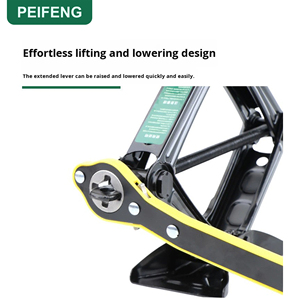 Portable Hydraulic <strong>Scissor</strong> <strong>Jack</strong> 1T 2T 3T Steel Material <strong>Car</strong> for Vehicle Maintenance PEXMARTOOLS PFM 714015 - Product Image 6