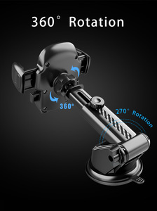 Suporte telescópico de celular, acessórios para celular, suporte de ventosa, para carro - Product Image 4