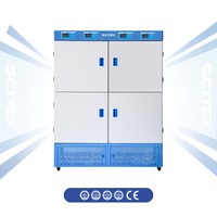 Incubateur climatique artificiel SCITEK avec éclairage programmable, température et humidité constantes, chambre de laboratoire