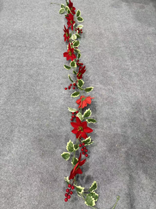 Lierre artificiel rouge nouveau type 'Cloud Etoile Wild Seven' pour décoration, et vigne grimpante 'Susy Yellow Rose' - Product Image 2