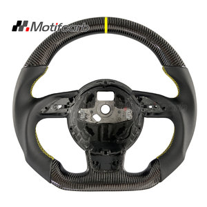 Volante de Fibra de Carbono Personalizado para Audi B8 B8.5 C7 A3 A4 A5 A6 R8 RS3 RS4 RS5 RS6 RS7 S3 S4 S5 S6 S7 S8 Sportback 2012-2015 - Product Image 1