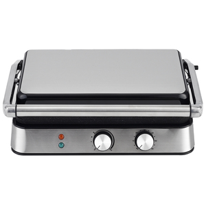 6 Tranches 180 Degrés Ouvert Plaque Fixe <span class=keywords><strong>Panini</strong></span> Presse <span class=keywords><strong>Grill</strong></span> <span class=keywords><strong>XL</strong></span> 34*24cm Grand Bouton Mécanique Contact <span class=keywords><strong>Grill</strong></span> - Product Image 6