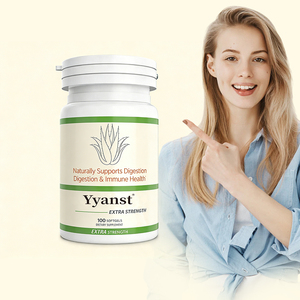 Gélules d'aloe vera bio de haute qualité, marque privée, pour maintenir la santé de la muqueuse intestinale et favoriser le péristaltisme intestinal normal. - Product Image 1