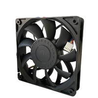 Dc 12v 24v 12025 UL 4 Pin Mini aliran udara besar kipas Usb pendingin 12cm untuk Server komunikasi