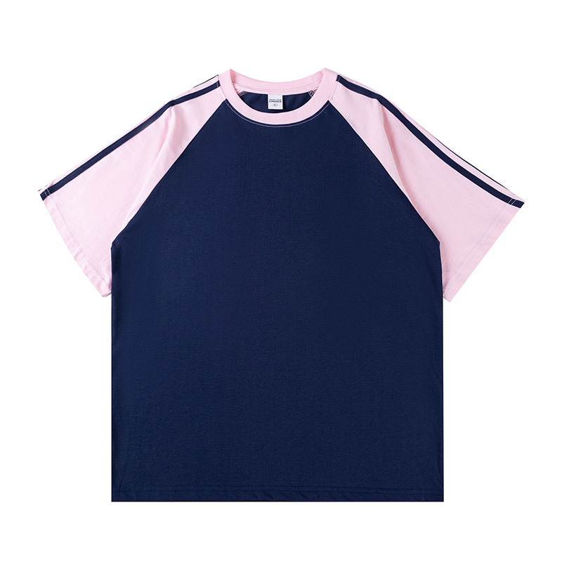 Navy blue and pink