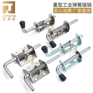 Jinnate <b>Spring</b> Pin Heavy Duty Industrial 304 Stainless Steel 16mm Head Cylindrical For Machinery Cabinet Door <b>Hinge</b> - Product Image 1