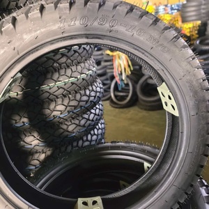 Pneu extérieur tubeless pour moto 110/90-16, vente en gros, livraison directe d'usine, teneur en caoutchouc réglable, 110/90-16 - Product Image 1