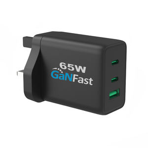 Cargador USB C 2C1A, cargador GaN de 65W, cargador de ordenador portátil de carga rápida de 3 puertos para <span class=keywords><strong>Mac</strong></span> Book Pro/<span class=keywords><strong>Air</strong></span>, teléfono 16/15/14, Pad <span class=keywords><strong>Air</strong></span>/Mini - Product Image 1