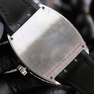Reloj Mecánico de Acero Inoxidable con Incrustaciones de Moissanita de Lujo, Forma de Barril, Resistente al Agua para Uso Diario, de Alta Calidad para Hombre, Superventas - Product Image 6