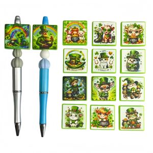 Cuentas Impresas de San Parnassus, Cuentas Decorativas para Manualidades, Cuentas para Bolígrafos, Decoración de Joyería, Llaveros - Product Image 6