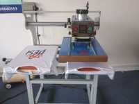 16X24 Semi-auto Upper Slide 2 Station Máquina de prensa de calor con Alineación Láser para Dtf Print Algodón Poliéster Manga Polo Camiseta