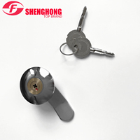 Serrure à came cylindrique pour porte d'armoire en alliage de zinc MS401-2