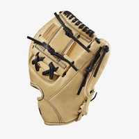 Gant de baseball en cuir pleine fleur sur mesure, gant de softball en cuir de vachette pleine fleur avec service de broderie personnalisée pour l'interieur de terrain.