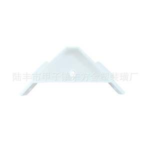 Supports d'angle en plastique doré oriental DF-45, supports d'étagère en plastique à angle droit pour connecteur de placard ou armoire - Product Image 1