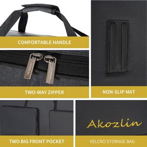กระเป๋าใส่คีย์บอร์ดแบบมีล้อและสายสะพายไหล่ปรับได้ พร้อมช่องใส่ของเสริม 4 ช่อง (ตัวอย่างสินค้าฟรี) - Product Image 4