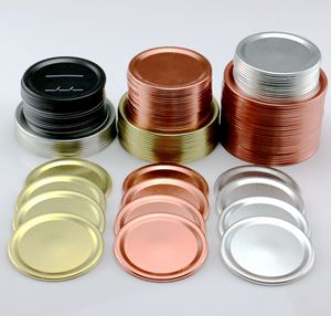 Bölünmüş iki adet cam turşu kavanozu konserve kapakları ve bantları için cam turşu kavanozu s sızdırmaz Metal kapaklar ve yüzükler - Product Image 6