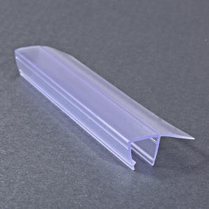 Puerta de vidrio lateral impermeable insonorizada <span class=keywords><strong>mampara</strong></span> de <span class=keywords><strong>ducha</strong></span> de plástico transparente Tira de sellado de <span class=keywords><strong>goma</strong></span> - Product Image 4