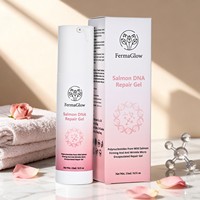Crème Gel Réparatrice Apaisante pour Peaux Sensibles Abîmées par les Stéroïdes, à base de PDRN Fermenté, d'ADN de Saumon, d'Oligopeptide-1 et d'Oligopeptide-3