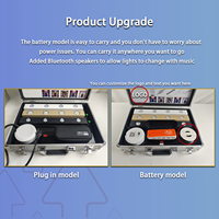 HRSYT Mini haut-parleur 12V 24V 36V 48V Mini nuancier personnalisable modèle de batterie boîte d'échantillon Smart App Control Permanent Point Light