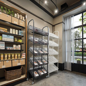 CHuimei Yx-005 Espositore Verticale Multistrato Personalizzato in Filo Metallico Verniciato a Polvere Eco-Friendly per Negozi di Cosmetici e Nail Art - Product Image 6