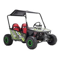 Vehículo de Diversión Interactivo para Trabajo en Equipo Familiar en Zonas Turísticas, con Amortiguación Alta, Protección Solar, Todoterreno, Biplaza, Go-Kart