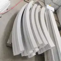 בניין חיצוני קישוט מדרגות GRC בטון מעקה מעקה