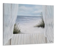 Peinture à l'huile sur toile moderne, faite à la main, personnalisée, imperméable et écologique pour la décoration murale du salon, de la plage ou de l'hôtel (vente en gros)