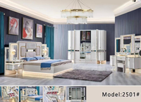 Ensemble de chambre à coucher haut de gamme, best-seller, style moderne luxueux pour la maison