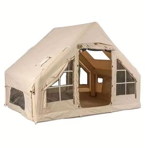 Tente gonflable de camping robuste, imperméable, en tissu Oxford quatre saisons, portable pour l'extérieur - Product Image 1