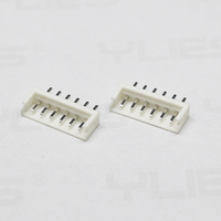 Échantillons gratuits Hauteur d'espacement de 2.54mm Position de 6.2mm 02-20p Connecteur à angle droit à une rangée de plaquettes EH pour carte PCB