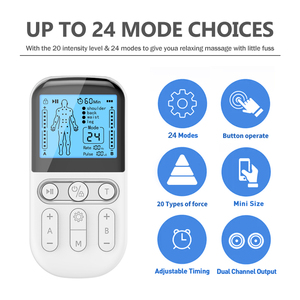 Dispositivo Electrónico de Acupuntura TENS EMS, Máquina de Estimulación Muscular, Terapia de Pulsos, Estimulador de Acupuntura para el Alivio del Dolor - Product Image 6