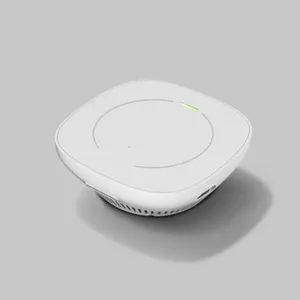Detektor rokok elektronik pemasangan dinding atau langit-langit alarm versi Tuya Wi-Fi, dengan Sensor PM2.5, detektor Vape