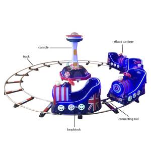 Tren Eléctrico en Miniatura del Reino Unido, Máquina de Paseo en Tren, Parque de Atracciones en Miniatura, Juegos Infantiles - Product Image 3