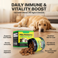 Probiotiques pour chiens : Complément alimentaire à succès pour la santé globale – Friandises à mâcher molles pour chiens