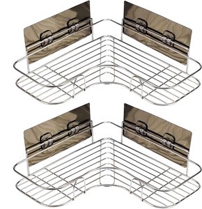 Bathroom Shelf Cornerbathroom Bathroom Shelves Plastic Shelf Rack Organizer Shower Rod Shower Caddy Hanging Customized Durable