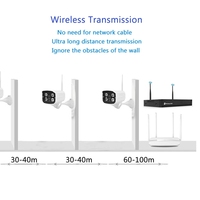 Kamera CCTV nirkabel untuk pengawasan rumah, Kit Wifi 8CH 2MP 2021 P IP, sistem keamanan NVR 1080 Tuya